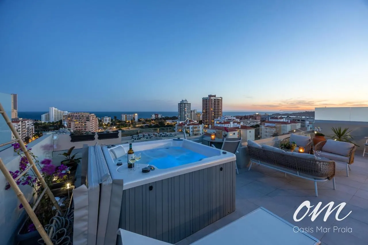 Oasis Mar Praia - Penthouse With Private Seaview Jacuzzi Portimao